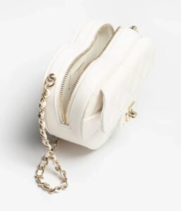 Chanel Heart Clutch With Chain - Image 2