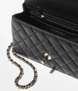 Chanel Mini Classic Handbag With Top Handle - Image 2