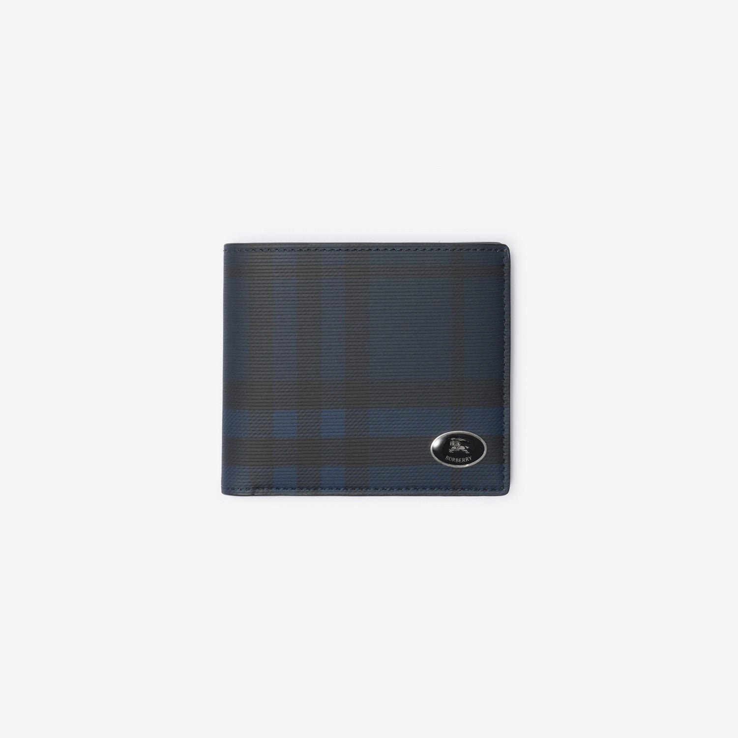 DFFE47A4-A27A-4CEE-AB3D-1F04C2680266.jpg Check Bifold Coin Wallet - Image 1