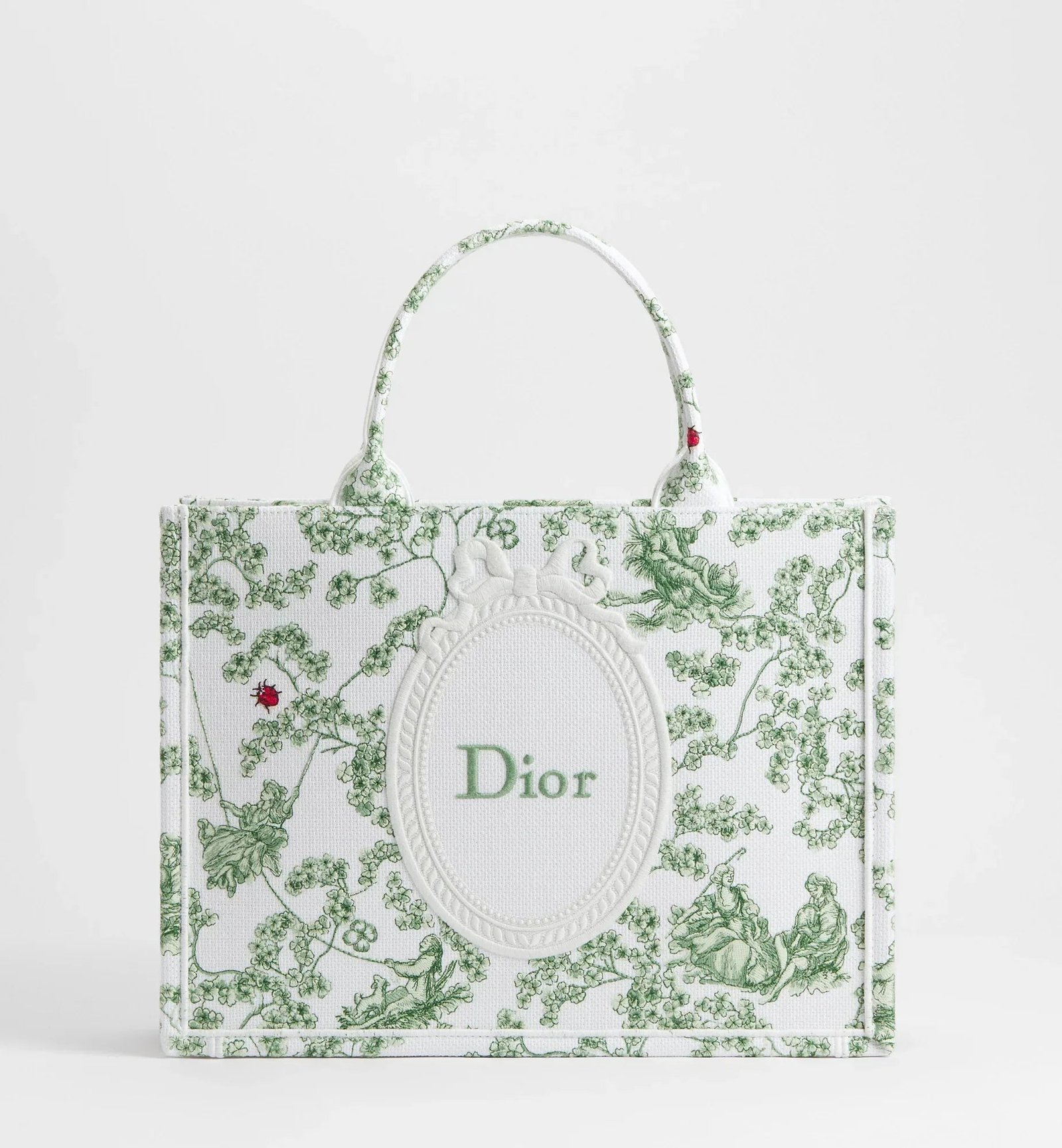 M1354PEHRM28I_SBG_E01-1.jpg Medium Dior Book Tote With Strap - Image 1