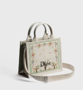 Dioramour Small Dior Book Tote with Strap - Image 4