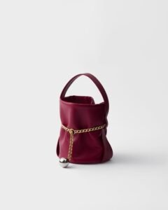 Petit Sac Noir Nappa Leather Mini-bucket Bag - Image 2