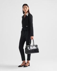 Prada Bonnie large leather handbag - Image 18