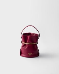 Petit Sac Noir Nappa Leather Mini-bucket Bag - Image 3