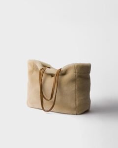 Large Shearling Tote Bag - Image 3
