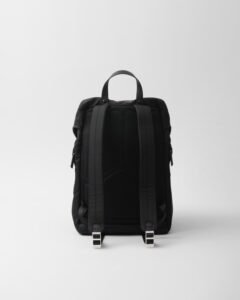 Re-Nylon And Saffiano Leather Backpack - Image 8