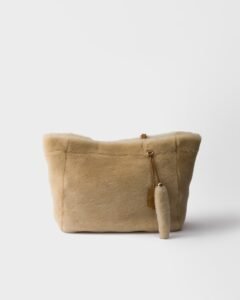 Large Shearling Tote Bag - Image 4