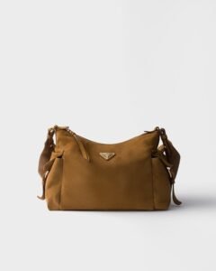 Large Prada Explore Suede Bag - Image 4