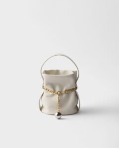 Petit Sac Noir Nappa Leather Mini-bucket Bag - Image 4