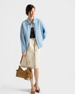 Large Prada Explore Suede Bag - Image 6