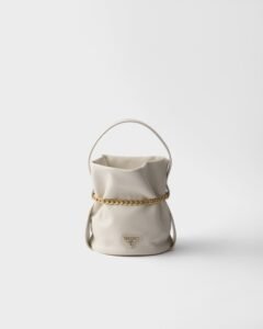 Petit Sac Noir Nappa Leather Mini-bucket Bag - Image 6
