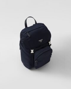Re-Nylon And Saffiano Leather Backpack - Image 3