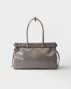 Prada Bonnie large leather handbag - Image 8
