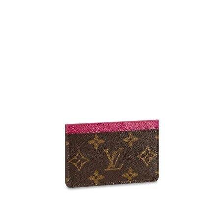 gbfvdvghn_fc8cadd9-d352-4317-bcde-5e1ca2e2044b.jpg Louis Vuitton Card Holder Fuchsia Pink - Image 1