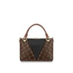 Louis Vuitton  V Tote Bb Black/caramel - Image 3