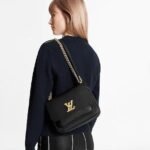 Louis Vuitton Lockme Chain Pm Black - Image 3