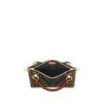 Louis Vuitton  V Tote Bb Black/caramel - Image 5